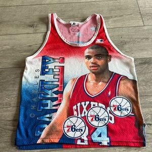 Vintage Philadelphia 76ers Charles Barkley Starter jersey